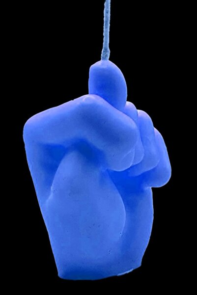 FANTASTİK SANAT ATÖLYESİ Amber Kokulu Dekoratif Hediyelik El Model Mum - 90 g...