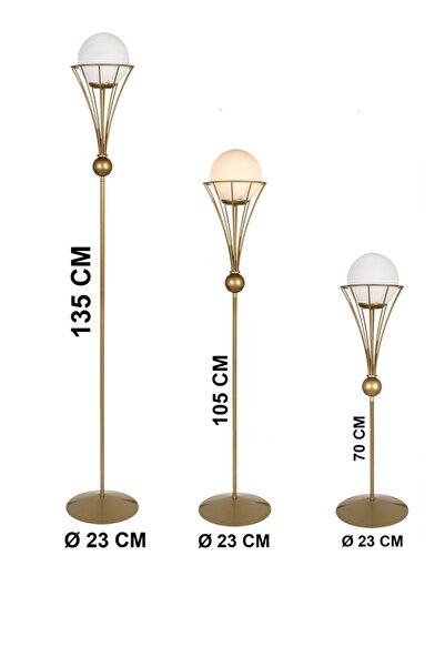 Begüsa Lapis Ayarlanabilir Lambader Eskitme Beyaz Cam