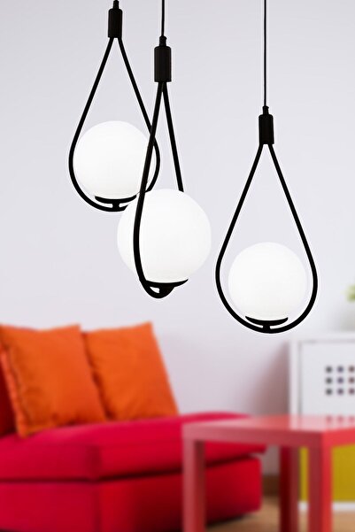 Begüsa Meksika 3.lü Siyah Beyaz Glop Cam