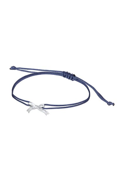 ELLI Armband Schleife Textilarmband 925 Silber