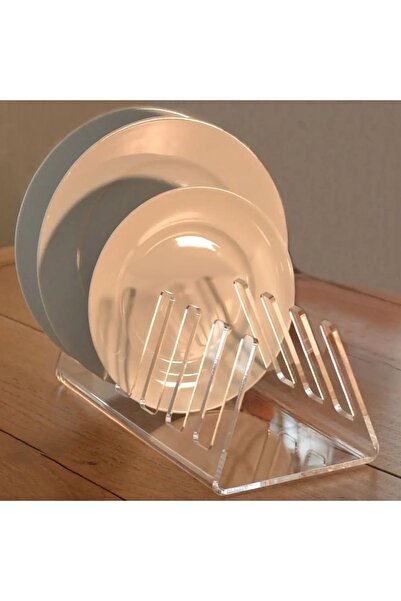 Trend Pleksi Tabak Stand (30cm Şeffaf)