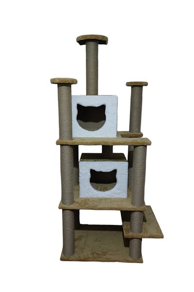 TIRMIQ 180 cm Wide 2-Piece Cat Scratching Stand