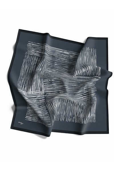 Armine Sport 2022 Season 90x90 Twill (TIVIL) Κασκόλ Κατάλληλα μοντέλα κασκόλ Hijab Nağme 3031-12