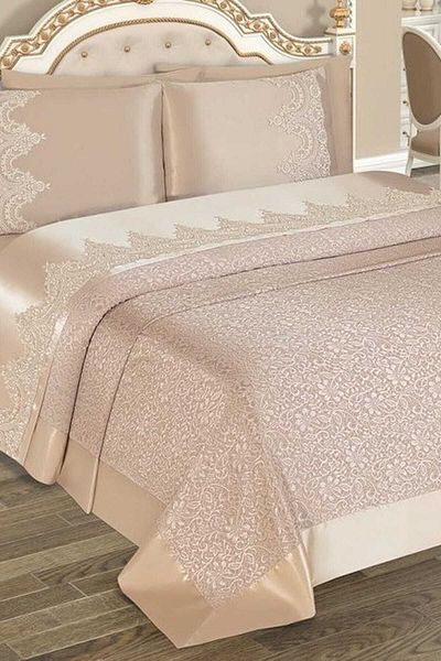 Elena Home Selin Double Pique Σετ Cappuccino