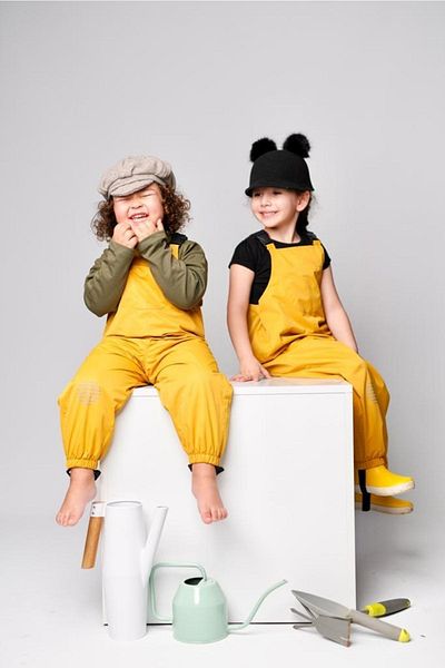 NiceKids Rain Jumpsuit Kids - Spicy Yellow Mustard