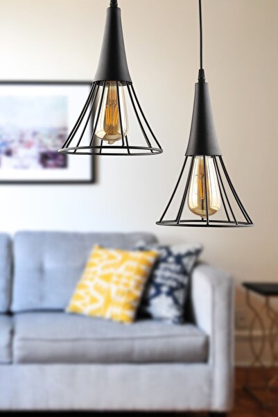 Begüsa Havana 2.li Avize Siyah