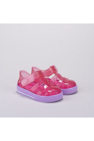 IGOR Star Bicolor Kids Pink Sandals