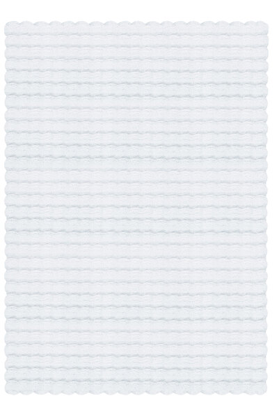 Kaşmir Halı 7/24 Cosy Premium Bubble Beyaz Yumuşak Dokulu Salon Halısı