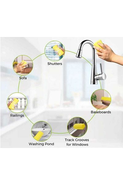 Dalian Home Magic Moist Sponge - Water Absorbent Dish and Brush for Kitchen Cleaning