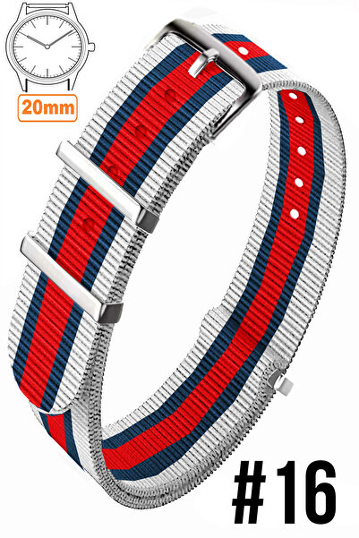 COBRA حزام ساعة Fossil-Welder-Casio-Seiko-Omega-Armani مع نسيج ناتو مقاس 20 م...