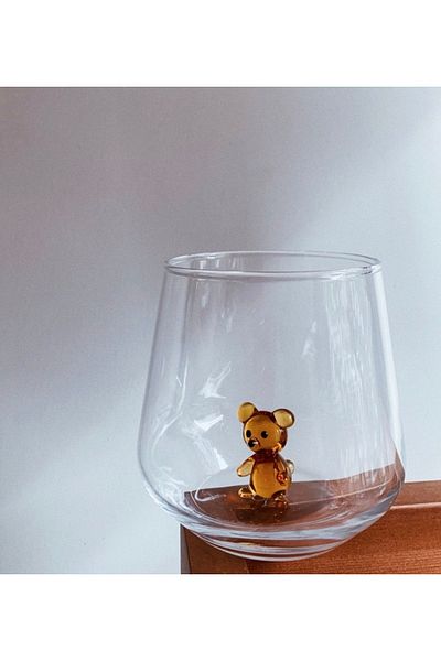 Minizooistanbul Teddy Water Glass Set of 6