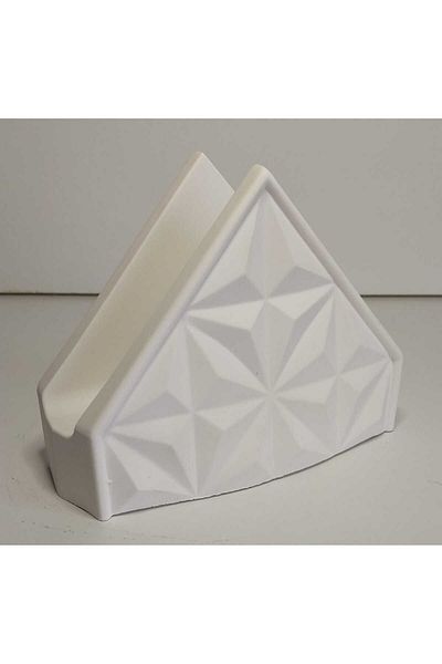 KARRA Concrete Crystal Pattern Napkin Holder