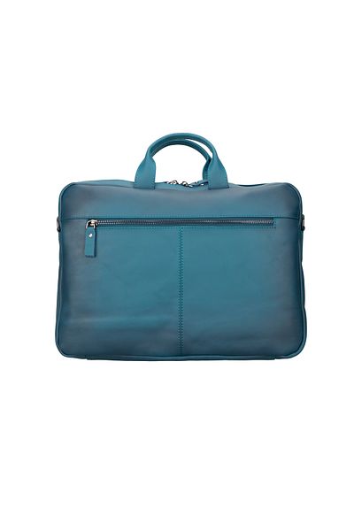 Lev Leather Чанта за лаптоп от естествена кожа 13 и 16 инча - презрамка, с възможност за наименуване