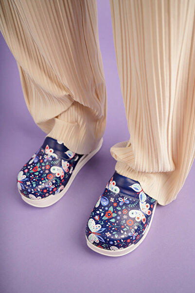 Zenith Sabo Orthopedic Hospital Nurse Women's Slippers - Patterned, Air Sole and Wedge Heels