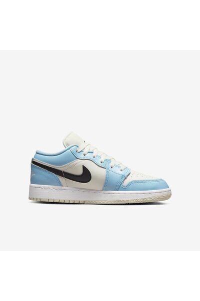 Nike Air Jordan 1 Low Ice Blue Black (gs) - 554723-401
