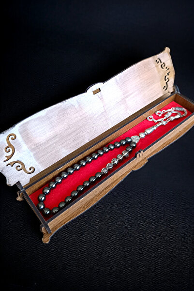 MGA DOĞAL TAŞ Hematit Tesbih Kişiye Özel Tesbih, İsme Özel Hediye, Kişiye Özel Hediye, İsimli Tesbih Hakiki Taş