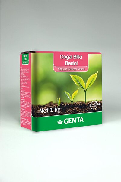 Genta Doğal Bitki Besini Solucan Gübresi Katkılı 1 Kg