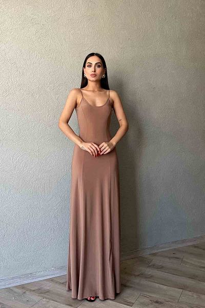 Seda Yalçın Atelier Blaivs Spanish Dress - Mink Strap