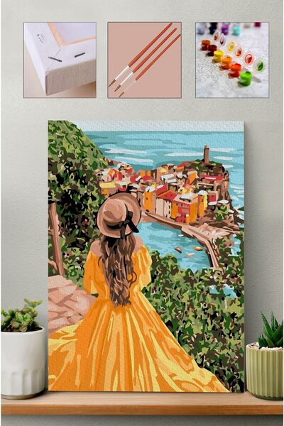 Carmen Sayılarla Boyama Seti - Uzaklara Doğru (KASNAKLI)