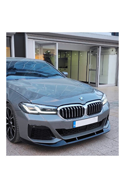 3M Bmw 5 Serisi G30 LCI  Ön Lip - Flap - Splitter G30 Mat Siyah Renk