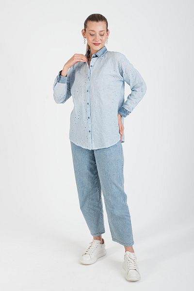 Hatun Atila HatunAtila Lace Shirt Set - 8671