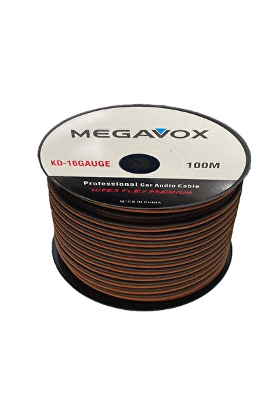Genel Markalar Kd-16gauge 100 Mt Profesyonel Araç Ses Kablosu