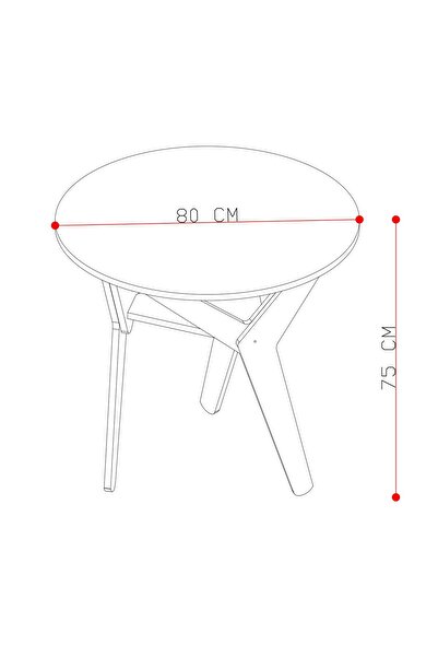 Ankara Orman Ürünleri Çok Amaçlı Sehpa Masa - %100 Mdf - Mutfak Yemek Çalışma Masası - Orta Sehpa