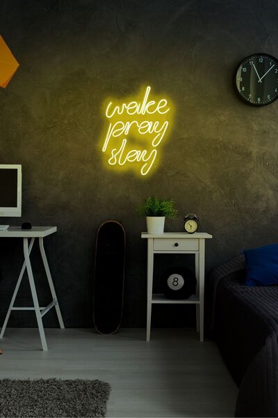 neon graph Neongraph Led Dekoratif Duvar Aydınlatması Neon Duvar Yazısı Sihir...
