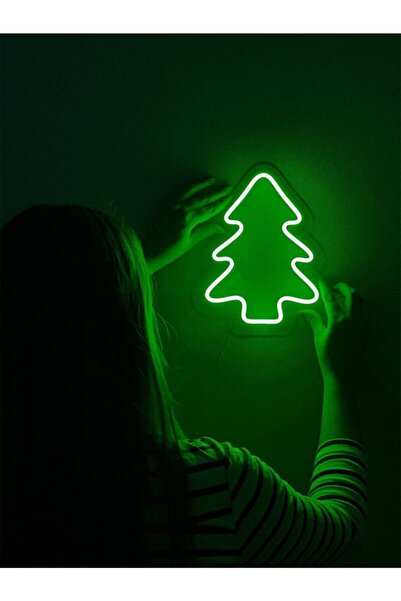 HYL Neon Led Işıklı Yıl Başı Ağacı