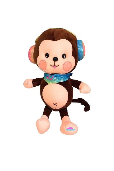 hediyecik Monkey Kawaii Plush Toy - Soft Fabric 50 Cm