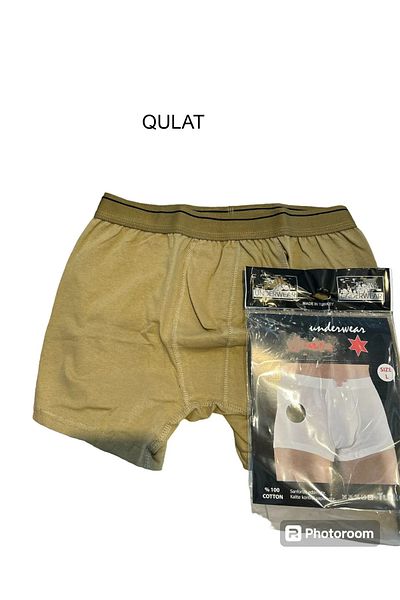 QULAT Πακέτο 12 EmirYıldız Soldier Boxers - 100% βαμβακερό σορτς