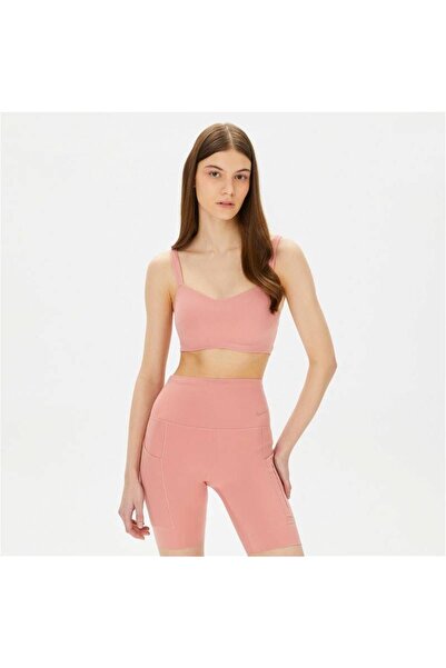 Nike Dri-Fit Alate Ellipse Medium-Support Padded Training Pudra Pembe Kadın Bra