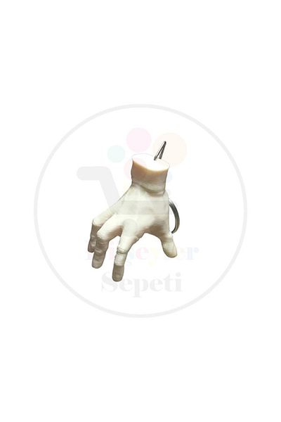 Bi'şeyler Sepeti Wednesday Hand Hand Thing Figure Keychain