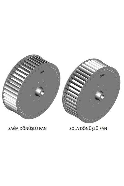 ORFAN ÇAP 225 BOY 102 DELİK 19 mm SAĞ YÖN RADYAL FAN PERVANESİ