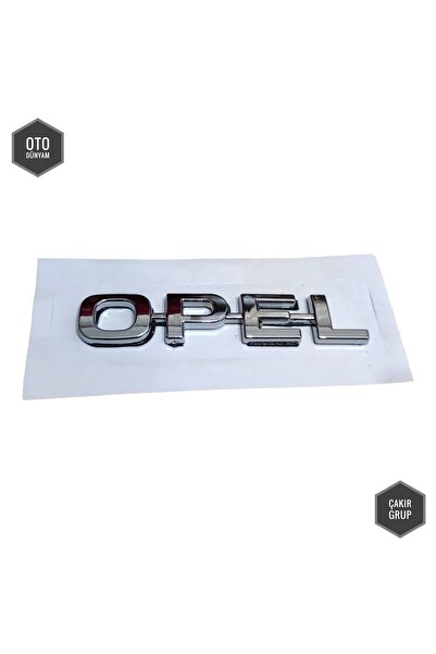 Genel Markalar Opel Arka Bagaj Kapağı Opel Yazısı Krom Opel Vectra B, Astra G...