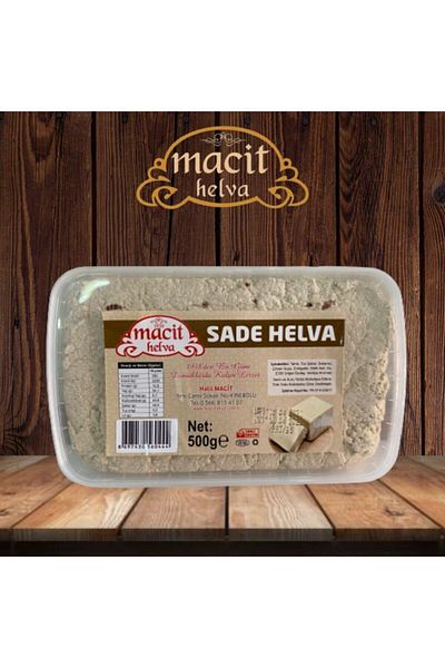 inebolu macit helva 500 Gr Plain Tahini Halva - Package