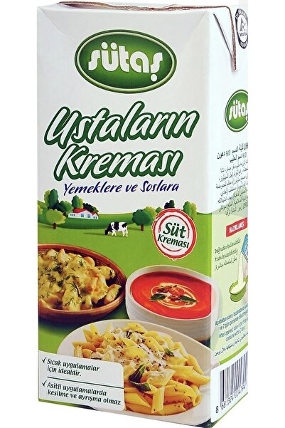 Sütaş Krema Yemeklere Ve Soslara Özel 1 Lt X 12 Adet