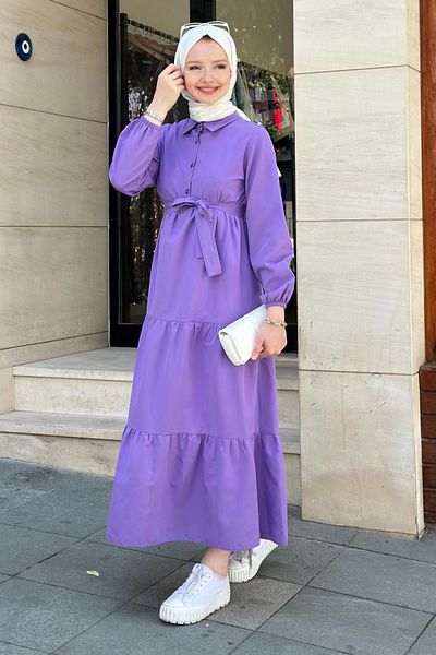 Gizce Meva Purple Dress