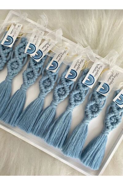 Sude Design 25 قطعة من سلسلة مفاتيح مكرامية لحفلات الزفاف وحفلات الزفاف وحفلات الزفاف