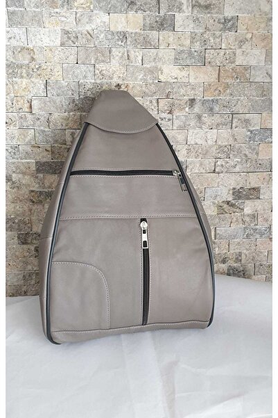 atter حقيبة ظهر من الجلد الطبيعي