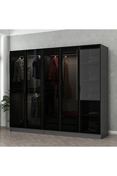 Minar Kale 190 5 Cam Kapaklı 2 Ç Dlp Antrasit Siyah