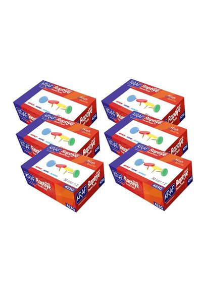 KRAF 180 Colorful Pushpins PVC Coated