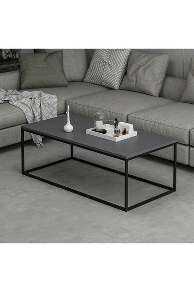 Minar Tiger Orta Sehpa Antrasit (siyah Ayaklı)