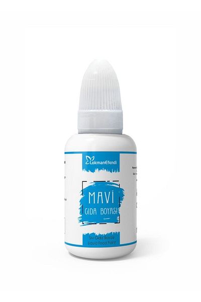 Lokman Efendi Blue Liquid Food Coloring 25 ml