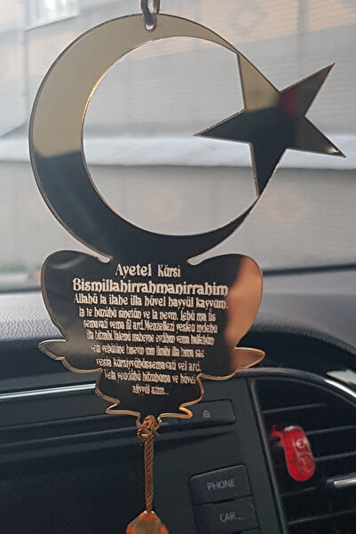 Olur o zaman Ay Yıldız Ayetel Kürsi Araba Süsü Pleksi Dikiz Aynası Süsü