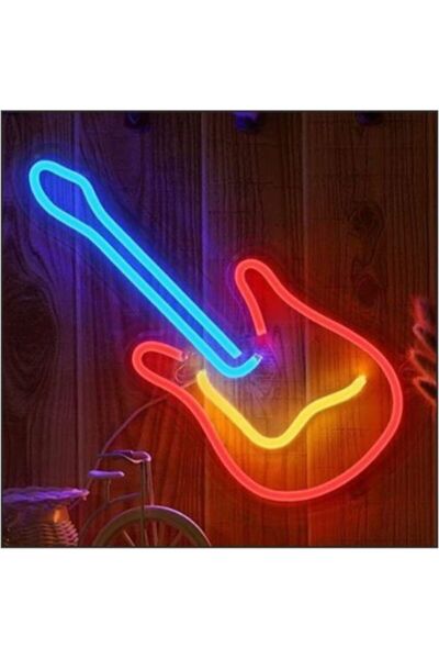 euroneon Dekoratif Neon Gitar Figürü Soft Neon