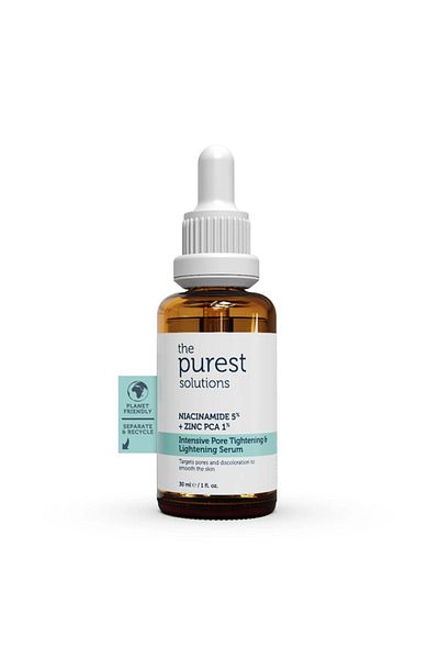 The Purest Solutions نياسيناميد 30 مل سيروم للعناية بالبشرة مع اللب وحب الشباب - نقطة بولوجية
