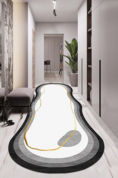 West Home Washable Non-Slip Base - Stain Resistant Cut Living Room Carpet, Kitchen Rug and Runner