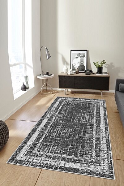 West Home Dijital Baskı Yıkanabilir Kaymaz Taban Salon Halısı Mutfak Halısı Y...