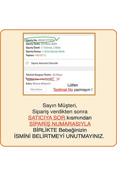 BİANNE ATÖLYESİ مجموعة Bianne Workshop مكونة من 3 قطع من الجسم والقفازات والقبعة العضوية المطبوعة بأكمام قصيرة لعمر 30 عامًا